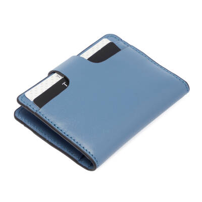 Mavi Deri Unisex Kredi Kartlık - S1KK00001653-H7G - 3