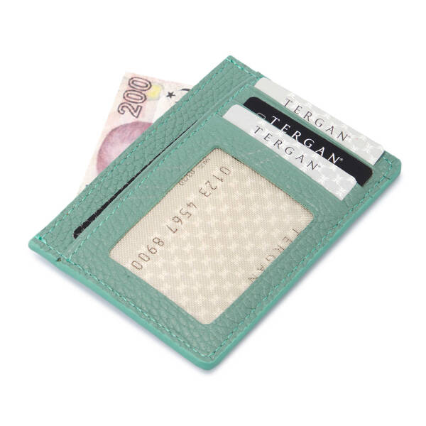 Mavi Deri Unisex Kredi Kartlık - S1KK00001676-T9D - 2