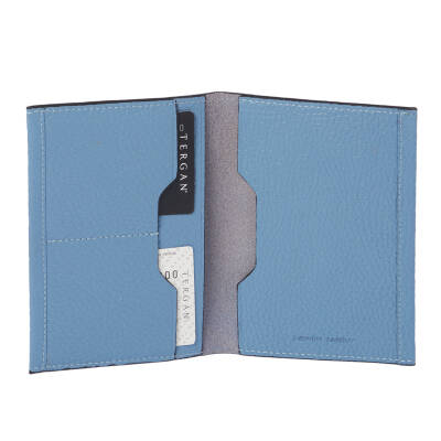  Mavi Deri Unisex Pasaportluk - S1PS00001657-C43 - 2