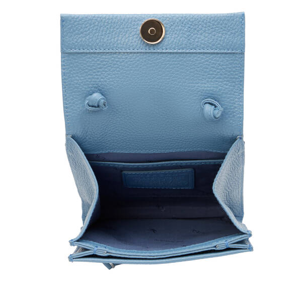 Mavi Hakiki Deri Kadın Çapraz Askılı Çanta - S26Y1BC80168-C43 - 4