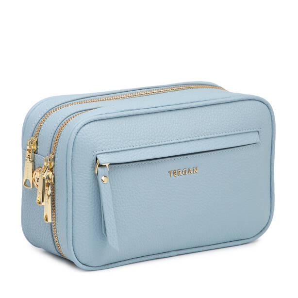 Mavi Hakiki Deri Kadın El Çantası - S26Y1BC80361-S2I - Tergan