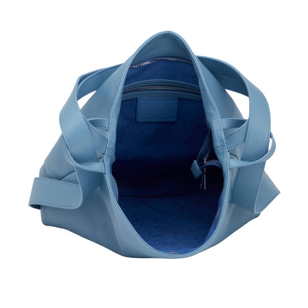 Mavi Hakiki Deri Kadın Omuz Çantası - S26Y1BC79910-C43 - 4