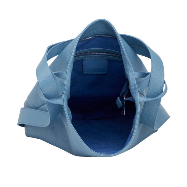 Mavi Hakiki Deri Kadın Omuz Çantası - S26Y1BC79910-C43 - 4