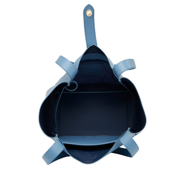 Mavi Hakiki Deri Kadın Omuz Çantası - S26Y1BC80528-C43 - 4