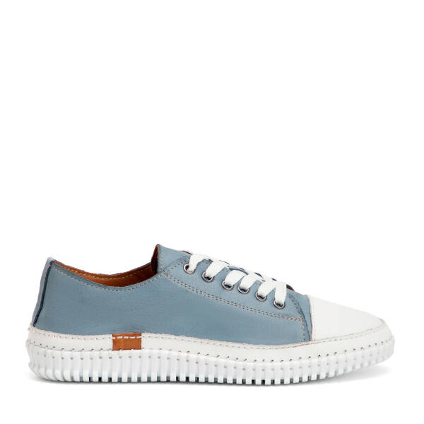 Mavi Hakiki Deri Kadın Sneaker - K4MEAY068703-K67 - 1
