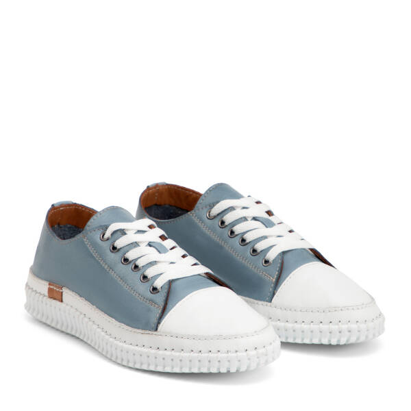 Mavi Hakiki Deri Kadın Sneaker - K4MEAY068703-K67 - 2