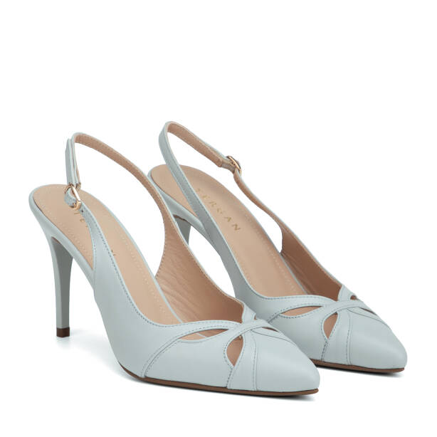 Mavi Hakiki Deri Kadın Stiletto - K26Y1AY68386-N5O - 2
