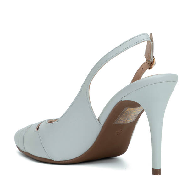 Mavi Hakiki Deri Kadın Stiletto - K26Y1AY68386-N5O - 4