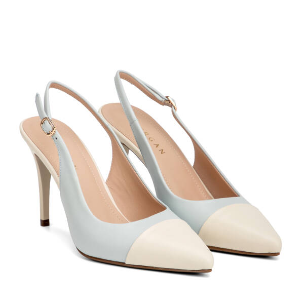 Mavi Hakiki Deri Kadın Stiletto - K26Y1AY68387-H7G - 2