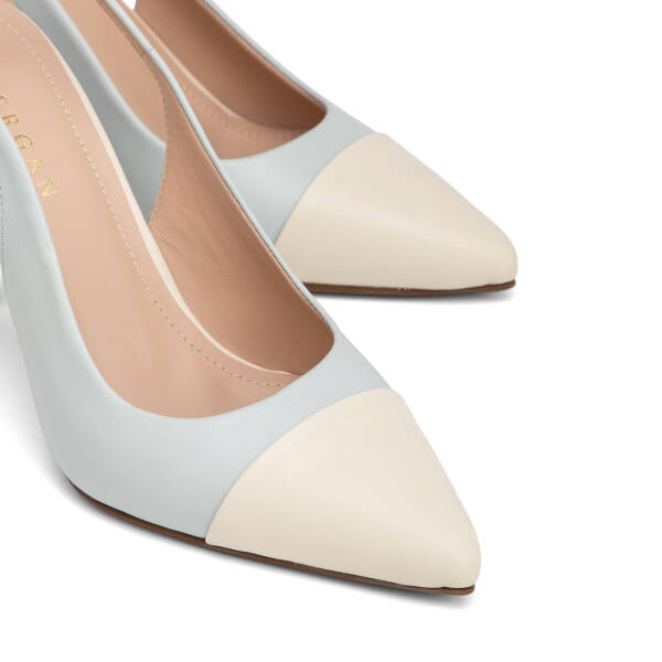 Mavi Hakiki Deri Kadın Stiletto - K26Y1AY68387-H7G - 3