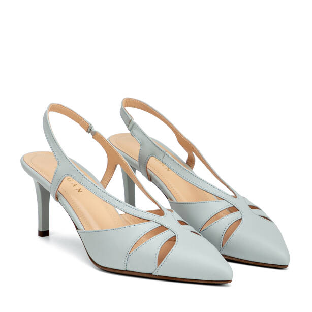 Mavi Hakiki Deri Kadın Stiletto - K26Y1AY68389-J61 - 2