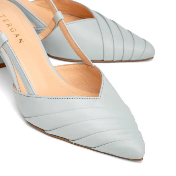 Mavi Hakiki Deri Kadın Stiletto - K26Y1AY68393-H7G - 3