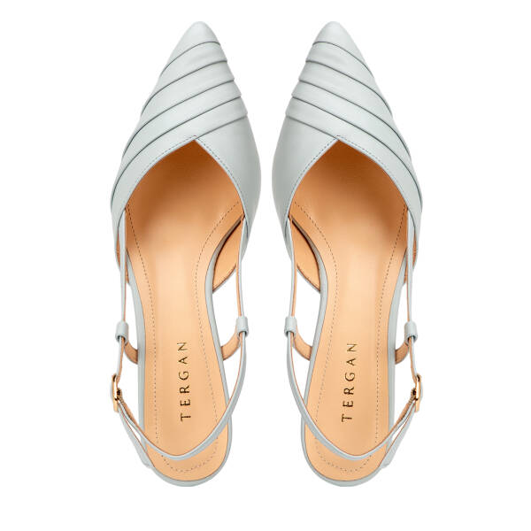 Mavi Hakiki Deri Kadın Stiletto - K26Y1AY68393-H7G - 5