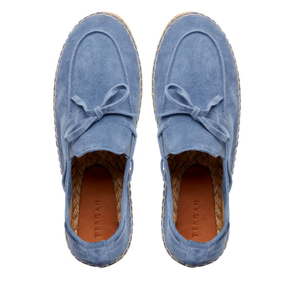 Mavi Hakiki Süet Deri Erkek Espadril - E26I1AY57625-K0K - 5