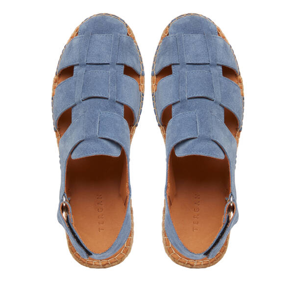 Mavi Hakiki Süet Deri Erkek Espadril - E26Y1SN57626-K0K - 5