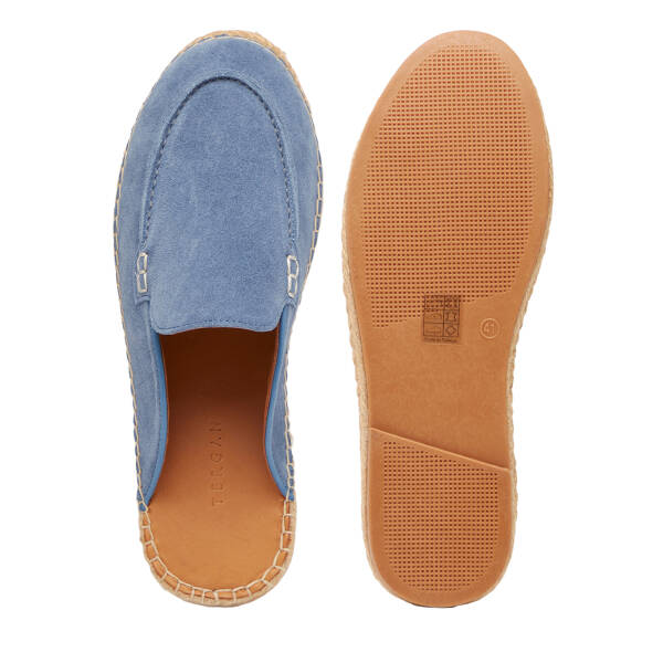 Mavi Hakiki Süet Deri Erkek Espadril - E26Y1TR57623-K0K - 6