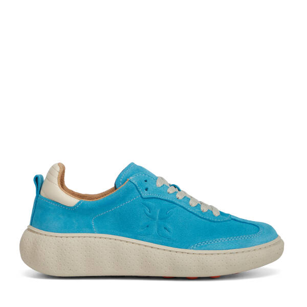 Mavi Hakiki Süet Deri Kadın Sneaker - K26I1AY68701-F60 - 1