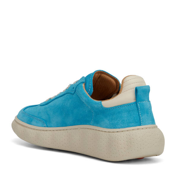 Mavi Hakiki Süet Deri Kadın Sneaker - K26I1AY68701-F60 - 4