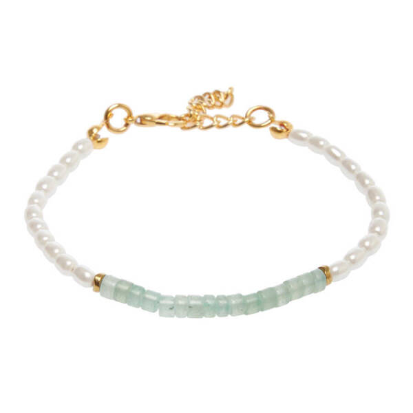 Mavi İnci-Akik Kadın Bileklik - K1BLK0450213-N7G - 1