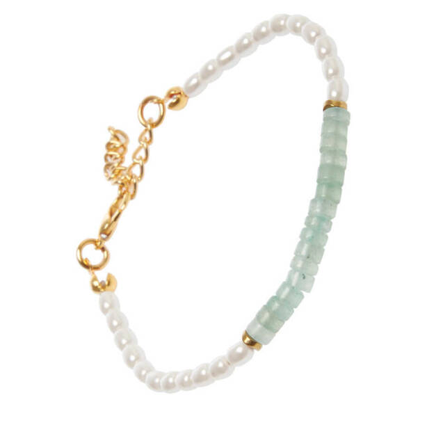 Mavi İnci-Akik Kadın Bileklik - K1BLK0450213-N7G - 2