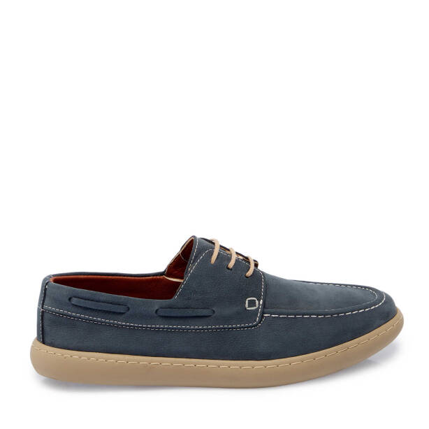 Mavi Hakiki Nubuk Deri Erkek Casual Ayakkabı - E25I1AY57294-F58 - 3