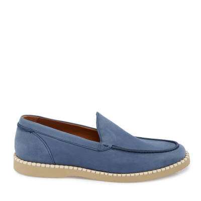 Mavi Nubuk Deri Erkek Loafer - E24I1AY56641-F58 - 3