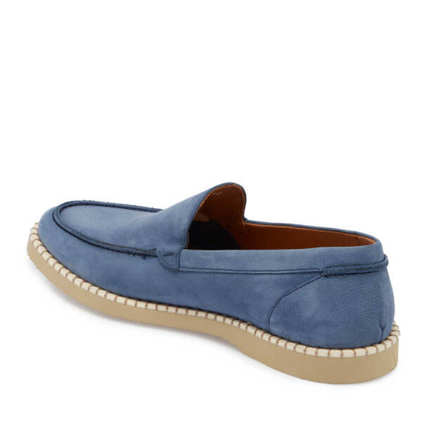 Mavi Nubuk Deri Erkek Loafer - E24I1AY56641-F58 - 2