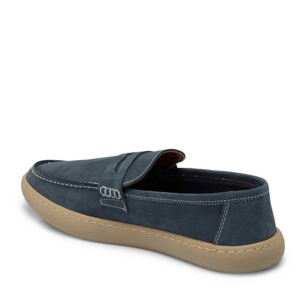 Mavi Nubuk Deri Erkek Loafer - E25I1AY57295-F58 - 2