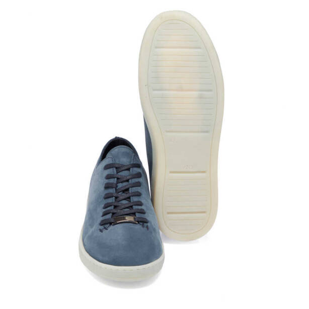 Mavi Nubuk Deri Erkek Sneaker - E24I1AY56831-F58 - 4