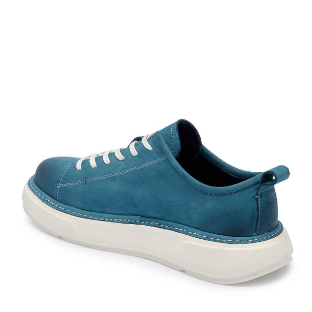 Mavi Nubuk Deri Erkek Sneaker - E25I1AY57165-F58 - 2