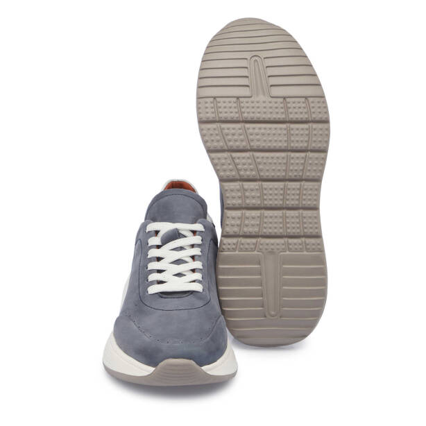Mavi Hakiki Nubuk Deri Erkek Sneaker - E25I1AY57196-F58 - 4