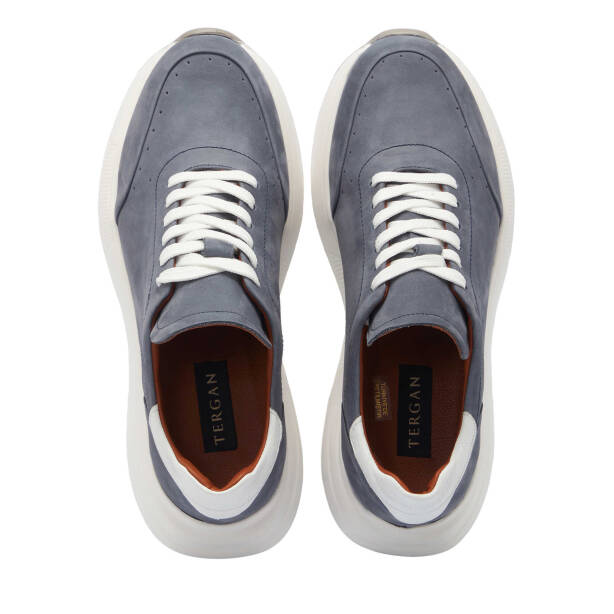 Mavi Hakiki Nubuk Deri Erkek Sneaker - E25I1AY57196-F58 - 5