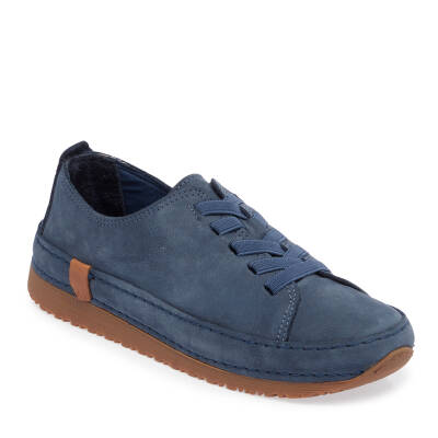 Mavi Nubuk Deri Kadın Sneaker - K24I1AY67268-F58 