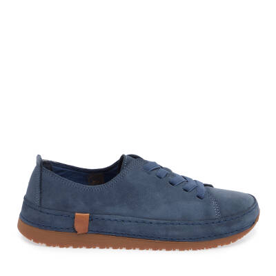 Mavi Nubuk Deri Kadın Sneaker - K24I1AY67268-F58 - 3