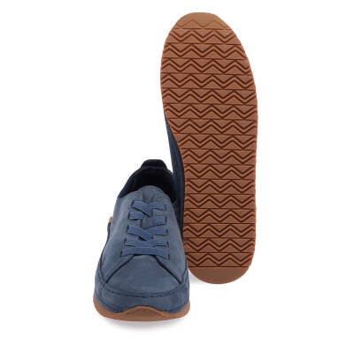 Mavi Nubuk Deri Kadın Sneaker - K24I1AY67268-F58 - 4