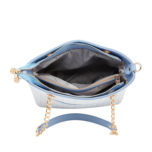 Mavi Print Kadın Omuz Çantası - S1WPR0000801-T3E - Tergan