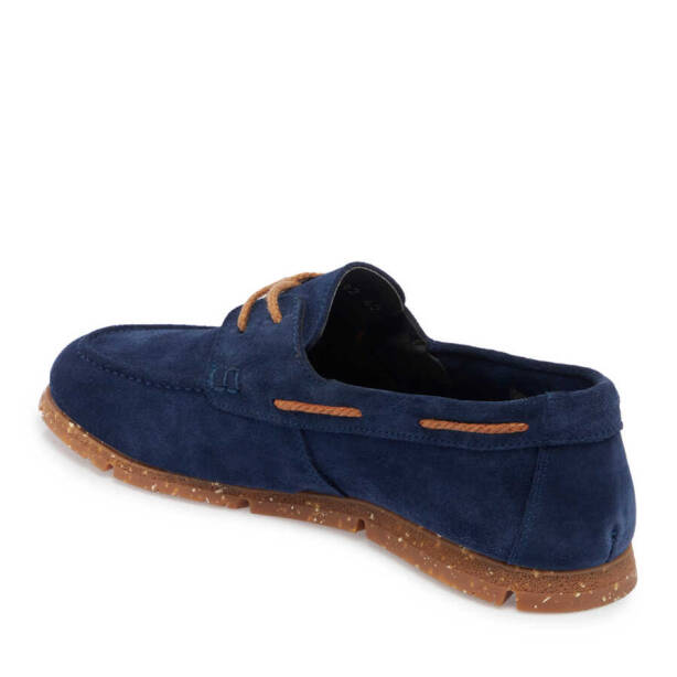 Mavi Süet Deri Erkek Casual Ayakkabı - E24I1AY56587-F60 - 2
