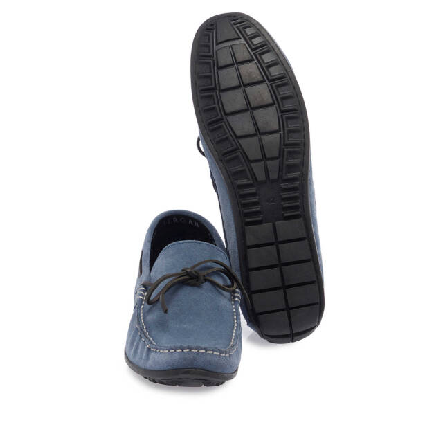 Mavi Süet Deri Erkek Loafer - E25I1AY57297-F60 - 4