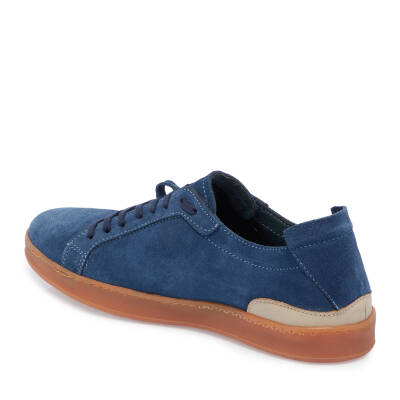 Mavi Süet Deri Erkek Sneaker - E24I1AY56834-C31 - 2