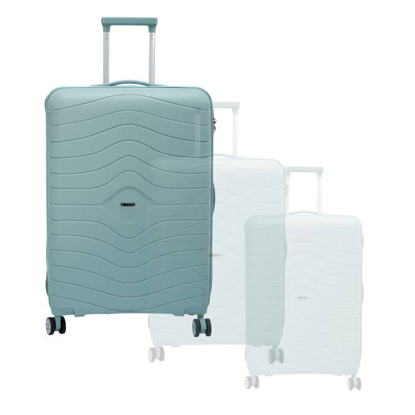 Mavi Unisex Büyük Boy Valiz - S1SC00048228-D65 - 6