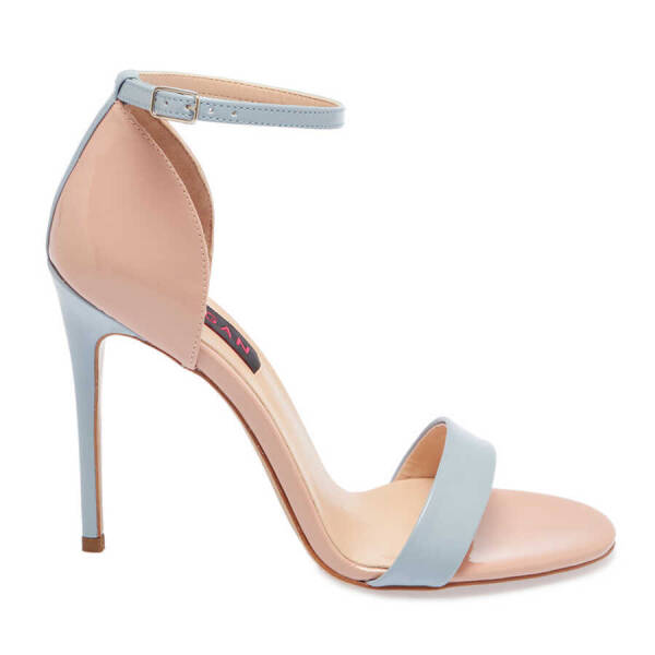 Mavi Vegan Kadın Topuklu Ayakkabı - K24Y1AY67398-D65 - 3