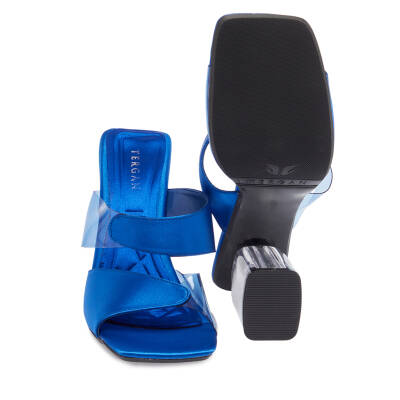 Mavi Vegan-Tekstil Kadın Terlik - K24Y1TR67427-M11 - 4