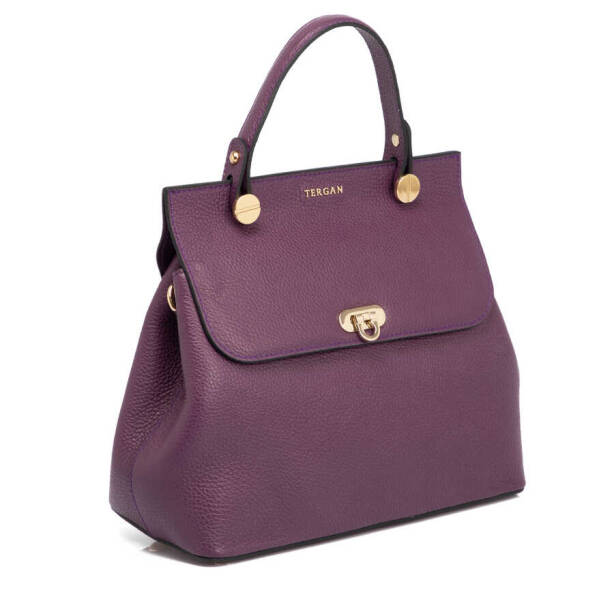 Mor Deri Kadın Çapraz Askılı Çanta - S23K1BC79439-C48 - 2