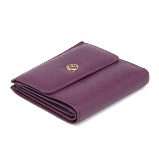 Mor Hakiki Deri Kadın Cüzdan - S1CB00005627-C48 
