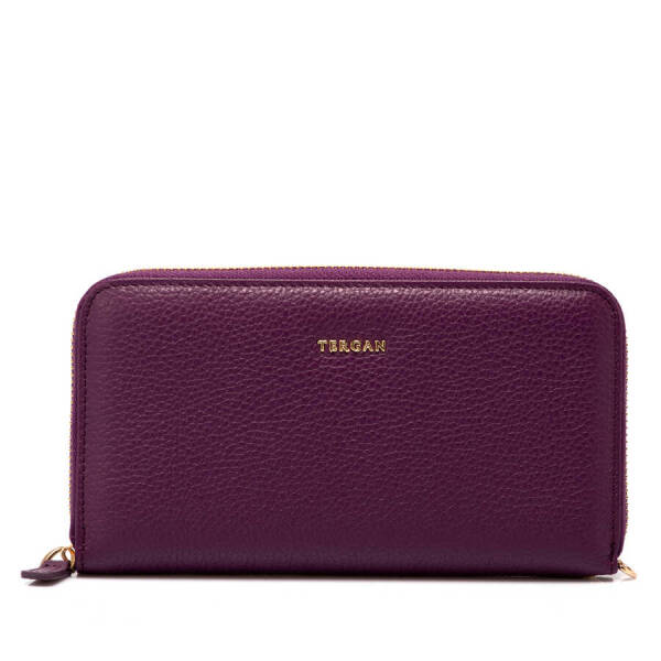Mor Hakiki Deri Kadın Cüzdan - S1CB00005734-C48 - 2