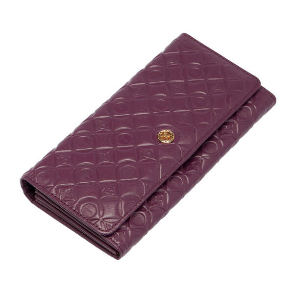 Mor Deri Kadın Cüzdan - S1CB00005783-R8G - 1