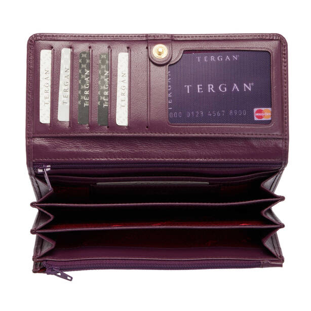 Mor Deri Kadın Cüzdan - S1CB00005783-R8G - 3