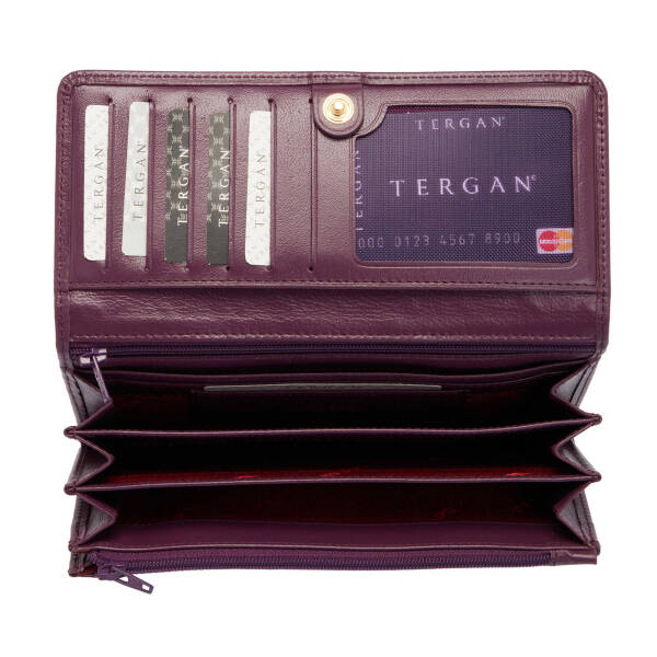 Mor Deri Kadın Cüzdan - S1CB00005783-R8G - 3