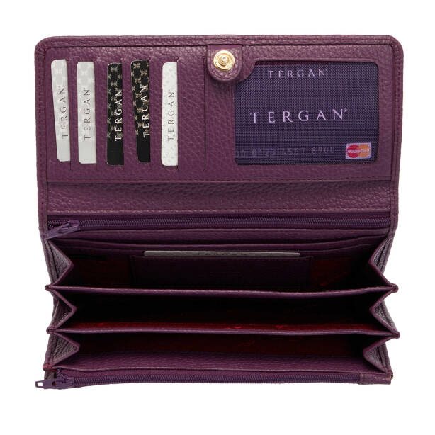 Mor Deri Kadın Cüzdan - S1CB00005787-C48 - 3