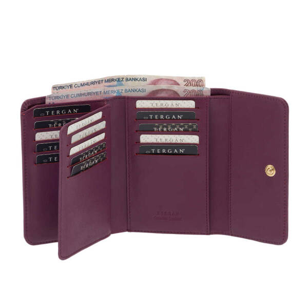 Mor Deri Kadın Cüzdan - S1CB00005788-A89 - 2